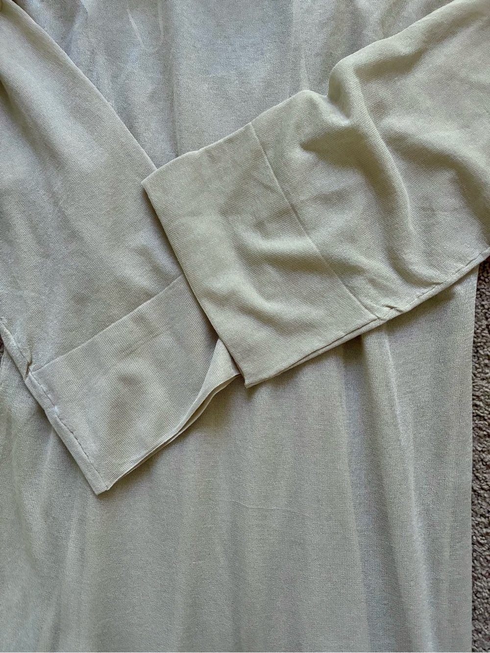 ZARA LONG COMBINATION DRESS
/ Light Taupe Cowl Neck Maxi Dress - Picture 4 of 7